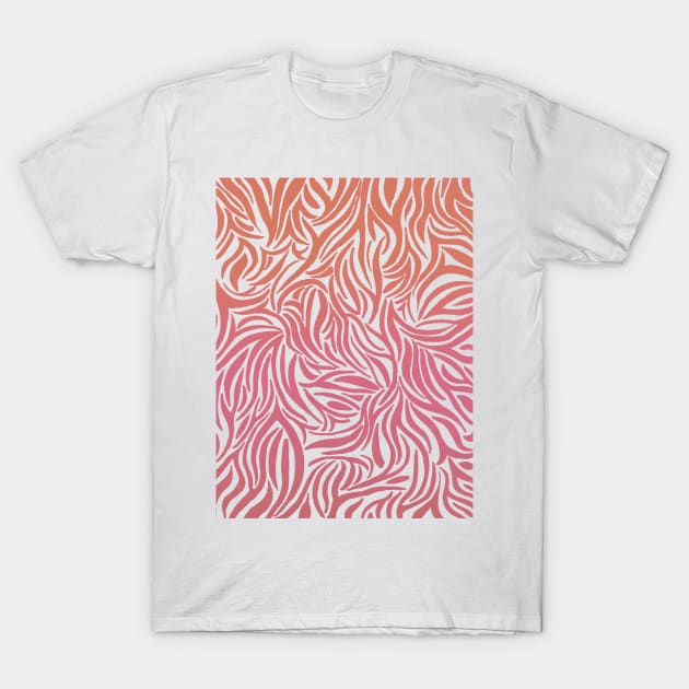 Sunset Zebra print T-Shirt by Home Cyn Home 